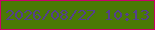 文字の大きさ：4、枠の色：ca0069、背景の色：4a7905、文字の色：543f8c 無料ブログパーツのブログ時計