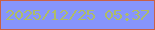 文字の大きさ：3、枠の色：ca6046、背景の色：8795fc、文字の色：aebc68 無料ブログパーツのブログ時計