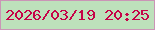 文字の大きさ：4、枠の色：ca95b6、背景の色：bde1bb、文字の色：c60348 無料ブログパーツのブログ時計