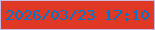 文字の大きさ：1、枠の色：cabce1、背景の色：df3926、文字の色：0075cc 無料ブログパーツのブログ時計