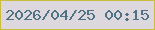 文字の大きさ：5、枠の色：cabe3f、背景の色：dcd8dd、文字の色：4e7284 無料ブログパーツのブログ時計