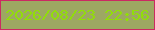 文字の大きさ：1、枠の色：cb2a62、背景の色：9da862、文字の色：91de09 無料ブログパーツのブログ時計