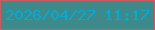 文字の大きさ：3、枠の色：cb5a61、背景の色：3e8a8b、文字の色：06abd3 無料ブログパーツのブログ時計
