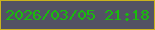 文字の大きさ：5、枠の色：cbb31e、背景の色：535263、文字の色：19bc0c 無料ブログパーツのブログ時計