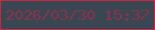 文字の大きさ：2、枠の色：cc2640、背景の色：394752、文字の色：8c3149 無料ブログパーツのブログ時計