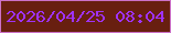 文字の大きさ：2、枠の色：cc71c7、背景の色：681f10、文字の色：9f32f9 無料ブログパーツのブログ時計