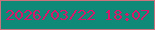文字の大きさ：2、枠の色：cc727d、背景の色：0f8978、文字の色：d51869 無料ブログパーツのブログ時計