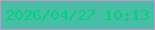 文字の大きさ：1、枠の色：cc92cc、背景の色：47bea5、文字の色：01d478 無料ブログパーツのブログ時計