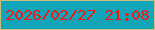 文字の大きさ：1、枠の色：ccbf7e、背景の色：12a5b9、文字の色：f51614 無料ブログパーツのブログ時計