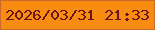 文字の大きさ：2、枠の色：cd6831、背景の色：f78c11、文字の色：66161f 無料ブログパーツのブログ時計