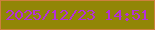文字の大きさ：1、枠の色：cd803d、背景の色：918606、文字の色：b52fd7 無料ブログパーツのブログ時計