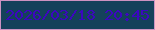 文字の大きさ：1、枠の色：cd92c2、背景の色：14415b、文字の色：3c06c0 無料ブログパーツのブログ時計