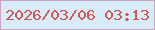 文字の大きさ：4、枠の色：cda3c0、背景の色：d7ecf8、文字の色：d25851 無料ブログパーツのブログ時計
