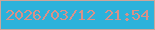 文字の大きさ：3、枠の色：cda59a、背景の色：2cb2db、文字の色：d99189 無料ブログパーツのブログ時計