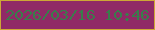 文字の大きさ：1、枠の色：cda836、背景の色：902a66、文字の色：397d4b 無料ブログパーツのブログ時計