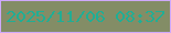 文字の大きさ：3、枠の色：cea8fb、背景の色：838d66、文字の色：20ae95 無料ブログパーツのブログ時計