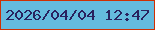 文字の大きさ：2、枠の色：cf3003、背景の色：65bbde、文字の色：29225f 無料ブログパーツのブログ時計