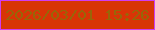 文字の大きさ：3、枠の色：cf3df2、背景の色：d83506、文字の色：986608 無料ブログパーツのブログ時計