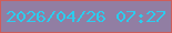 文字の大きさ：2、枠の色：cf5d5b、背景の色：917ea3、文字の色：2cccee 無料ブログパーツのブログ時計