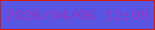 文字の大きさ：5、枠の色：d01c11、背景の色：5855e2、文字の色：9436c3 無料ブログパーツのブログ時計