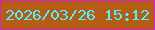 文字の大きさ：5、枠の色：d022cf、背景の色：b55d14、文字の色：51efff 無料ブログパーツのブログ時計