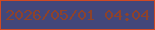 文字の大きさ：3、枠の色：d04923、背景の色：43477a、文字の色：8e422a 無料ブログパーツのブログ時計