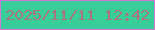 文字の大きさ：2、枠の色：d079d6、背景の色：39ce99、文字の色：a9737f 無料ブログパーツのブログ時計