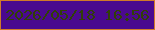 文字の大きさ：4、枠の色：d07a29、背景の色：4a098f、文字の色：314007 無料ブログパーツのブログ時計