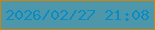 文字の大きさ：2、枠の色：d08406、背景の色：4e97ab、文字の色：088cc1 無料ブログパーツのブログ時計