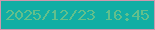文字の大きさ：1、枠の色：d097ad、背景の色：11aea4、文字の色：62bf8c 無料ブログパーツのブログ時計