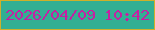 文字の大きさ：4、枠の色：d0b029、背景の色：33af93、文字の色：c421a3 無料ブログパーツのブログ時計