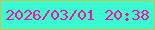 文字の大きさ：4、枠の色：d0bf49、背景の色：39fcd3、文字の色：fb0e9a 無料ブログパーツのブログ時計