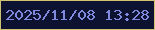 文字の大きさ：3、枠の色：d0c170、背景の色：0e1231、文字の色：7f89dd 無料ブログパーツのブログ時計