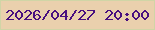 文字の大きさ：5、枠の色：d0d5a6、背景の色：ead0ad、文字の色：480f7f 無料ブログパーツのブログ時計