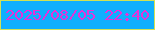 文字の大きさ：1、枠の色：d0e154、背景の色：0faffe、文字の色：e731d9 無料ブログパーツのブログ時計