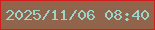 文字の大きさ：3、枠の色：d11e1c、背景の色：91654c、文字の色：9ad4ca 無料ブログパーツのブログ時計