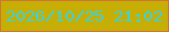 文字の大きさ：2、枠の色：d1733a、背景の色：c6ae04、文字の色：3dd3d4 無料ブログパーツのブログ時計