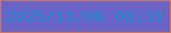 文字の大きさ：1、枠の色：d1775c、背景の色：6b64c6、文字の色：228bcf 無料ブログパーツのブログ時計