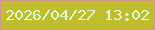 文字の大きさ：5、枠の色：d19889、背景の色：c0be2f、文字の色：dffcd0 無料ブログパーツのブログ時計