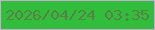 文字の大きさ：4、枠の色：d1a6dd、背景の色：2fbf3a、文字の色：617c4b 無料ブログパーツのブログ時計