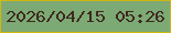 文字の大きさ：2、枠の色：d1b70e、背景の色：7da975、文字の色：3d2a1f 無料ブログパーツのブログ時計