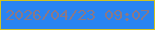 文字の大きさ：3、枠の色：d1c31f、背景の色：2984f1、文字の色：8b7886 無料ブログパーツのブログ時計