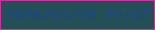 文字の大きさ：4、枠の色：d22fa5、背景の色：245055、文字の色：1b468b 無料ブログパーツのブログ時計