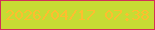 文字の大きさ：4、枠の色：d23059、背景の色：c7db34、文字の色：febd2f 無料ブログパーツのブログ時計