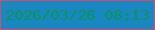 文字の大きさ：2、枠の色：d24f6b、背景の色：1987c2、文字の色：0c9258 無料ブログパーツのブログ時計