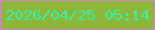文字の大きさ：3、枠の色：d285c3、背景の色：8db73a、文字の色：3bf0a2 無料ブログパーツのブログ時計
