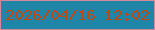 文字の大きさ：5、枠の色：d28999、背景の色：1f86a7、文字の色：c2470f 無料ブログパーツのブログ時計