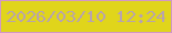 文字の大きさ：2、枠の色：d298c4、背景の色：e0d51b、文字の色：b8a4ac 無料ブログパーツのブログ時計