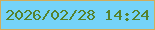 文字の大きさ：2、枠の色：d2ac5a、背景の色：75d3f7、文字の色：55832d 無料ブログパーツのブログ時計