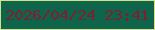 文字の大きさ：4、枠の色：d2e287、背景の色：0f654c、文字の色：7d2030 無料ブログパーツのブログ時計